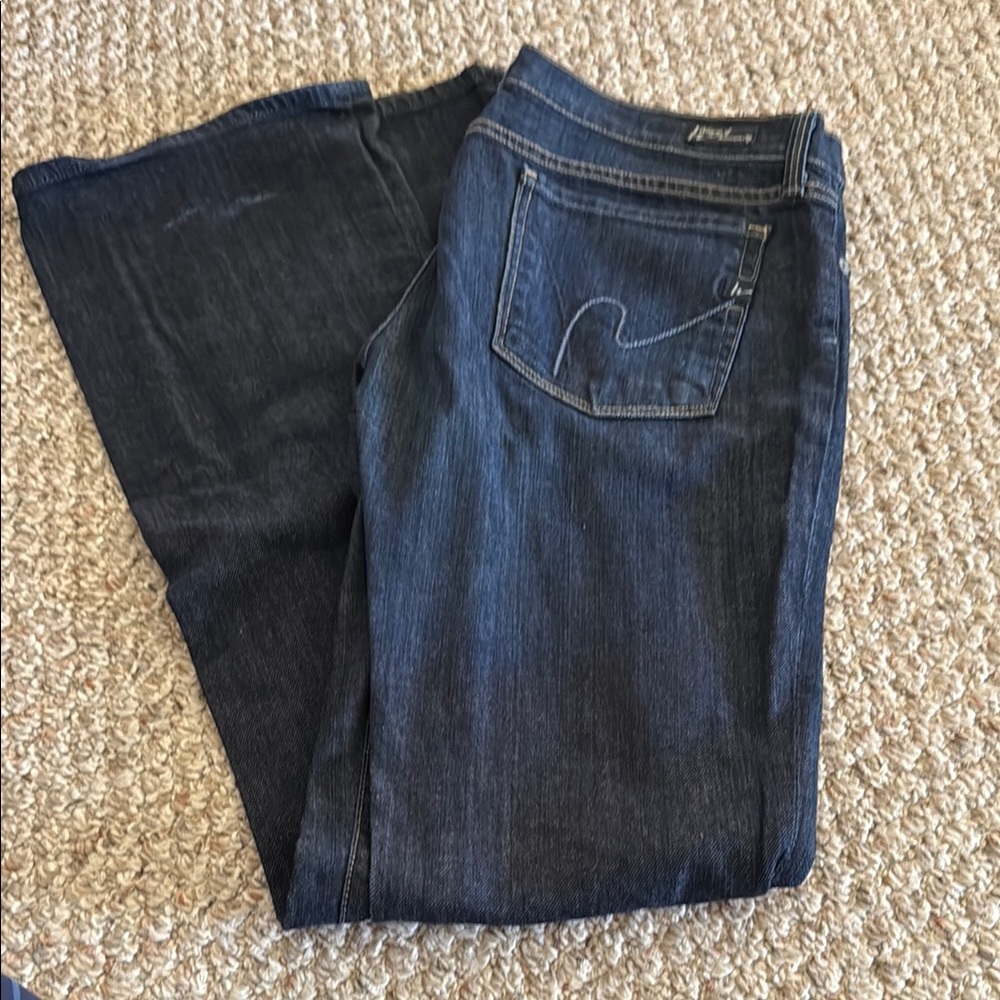 Citizens Of Humanity Blue Boot Cut Jeans